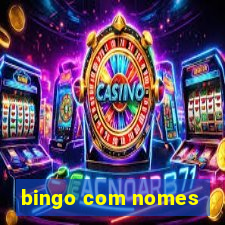 bingo com nomes